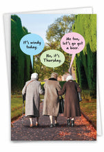 Load image into Gallery viewer, NobleWorks - Funny Birthday Greeting Card - Beer Hearing