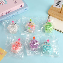 Load image into Gallery viewer, Sparkling Extras - Bubble tea bottle mini ball Squishy Squeeze Toy Fidget toy