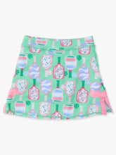 Load image into Gallery viewer, Girls Pickleball Paddle Party Active Bow Skort