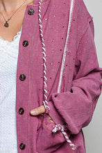 Load image into Gallery viewer, Vintage Washing Solid Laser Cut Thermal Knit Hoodies Top