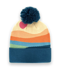 Load image into Gallery viewer, Northern Icons Creations INC - Sunset Landscape Knit Beanie – Colorful Unisex Winter Hat, Outdoor Adventure Warm Cap-NI60102