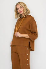 Load image into Gallery viewer, Joh Apparel - Francine French Scuba Pearl Hoodie: Burnt Orange / XS / 7425FT