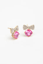 Load image into Gallery viewer, Violet &amp; Brooks - Bow Tie Crystal Post Earrings