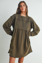 Load image into Gallery viewer, BUTTERMELON - Fall Full Sleeve Winter Mini Dress - BMD7507