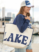Load image into Gallery viewer, "LAKE" TOTE,IVORY