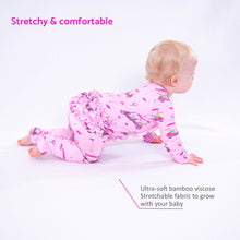 Load image into Gallery viewer, Little Miss Birdie Baby Girl Bamboo Pajamas