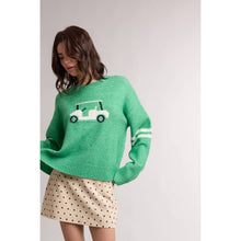 Load image into Gallery viewer, Wishlist Apparel - GOLF CART SPORTS GRAPHIC COZY SWEATER / WL26-13643