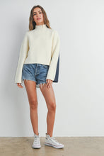 Load image into Gallery viewer, Two-Toned Turtleneck Sweater
