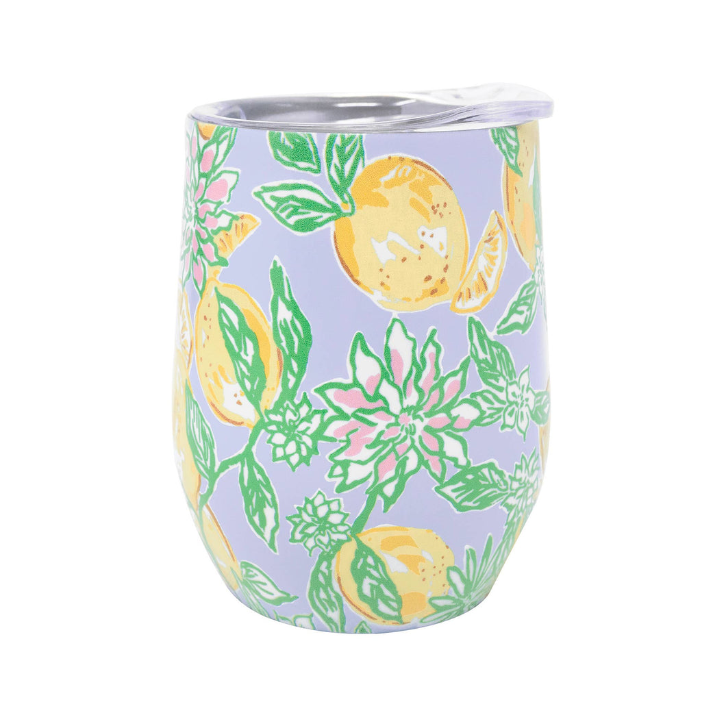 Lilly Pulitzer - Insulated Stemless Tumbler, Make Lemonade