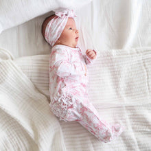 Load image into Gallery viewer, Fancy Frills Ruffle Zipper Footie