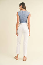 Load image into Gallery viewer, Just Black Denim - Hem Detail Comfort Straight