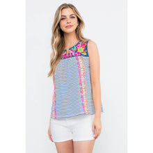 Load image into Gallery viewer, Stripe Embroidered Top