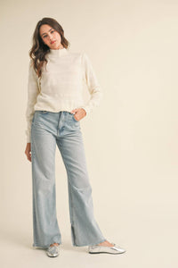 Lightweight Mockneck Sweater