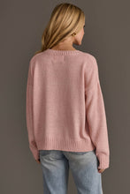 Load image into Gallery viewer, Lt. Pink Wine Season Lightweight Sweater