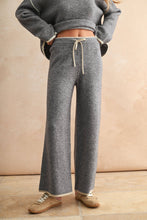 Load image into Gallery viewer, Wide Leg Sweater Pants - Gray
