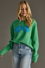 Load image into Gallery viewer, Panache Apparel Co. - Green Ski Goggle Sweater
