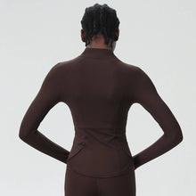 Load image into Gallery viewer, Sodalemon - Women High-Neck Waist-Shaping Yoga Running Workout Jacket