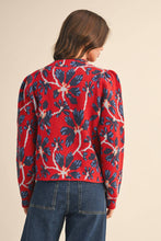 Load image into Gallery viewer, FLORAL MOCK NECK SWEATER MSW11101