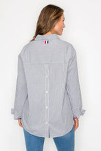 Load image into Gallery viewer, Jasmine Cotton Pinstripe Shirt