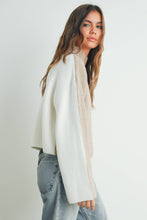 Load image into Gallery viewer, Two-Toned Turtleneck Sweater