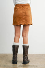 Load image into Gallery viewer, BUTTERMELON - Scallop Trim Button-Front Mini Skirt - BMS7859