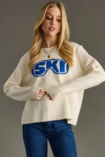 Load image into Gallery viewer, Panache Apparel Co. - Cream Ski Goggle Sweater
