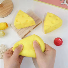 Load image into Gallery viewer, Sparkling Extras - Squeezy CHEESE Shape Fidget Toy
