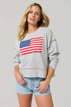 Load image into Gallery viewer, American Flag Sweatshirt