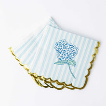 Load image into Gallery viewer, 8 Oak Lane - Hydrangea Stem Paper Beverage Napkin Packs