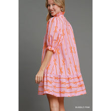 Load image into Gallery viewer, STYLE USA - Ribbon Scalloped Mini Dress