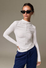 Load image into Gallery viewer, Ruched Mock Neck Top