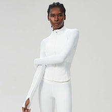 Load image into Gallery viewer, Sodalemon - Women High-Neck Waist-Shaping Yoga Running Workout Jacket