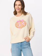 Load image into Gallery viewer, Gingham Pumpkin Sweatshirt