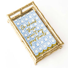 Load image into Gallery viewer, 8 Oak Lane - Blue Cane Paper Guest Towel Packs