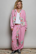 Load image into Gallery viewer, Double Gauze Front Pocket Printed Thermal Hooded Jacket