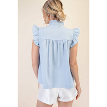 Load image into Gallery viewer, STYLE USA - Sleeveless Ruffle Top