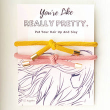 Load image into Gallery viewer, Tiny Gift Society - Really Pretty Double Elastic Hair Tie - Hair Accessory Card