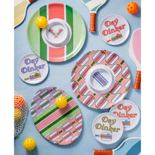 Load image into Gallery viewer, Pickle Ball Melamine Appetizer Plate, Set of 4