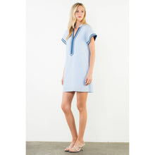 Load image into Gallery viewer, Short Sleeve Striped Textured Dress