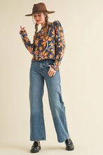 Load image into Gallery viewer, FLORAL MOCK NECK SWEATER MSW11101