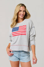 Load image into Gallery viewer, American Flag Sweatshirt