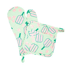 Load image into Gallery viewer, Pickleball Stripe Oven Mitt Set