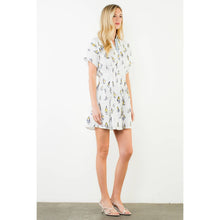 Load image into Gallery viewer, Short Sleeve Sailboats Pattern Dress