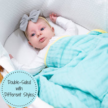 Load image into Gallery viewer, LollyBanks - The Sky is the Limit 100% Cotton Muslin Baby Blanket