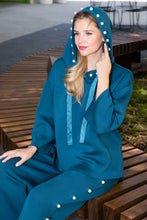 Load image into Gallery viewer, Joh Apparel - Francine French Scuba Pearl Hoodie: Burnt Orange / XS / 7425FT