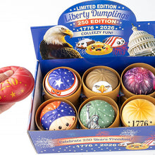 Load image into Gallery viewer, Sparkling Extras - 4th of July flag USA DUMPLINGS Squishy squeeze Toy