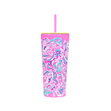 Load image into Gallery viewer, Lilly Pulitzer by Lifeguard Press - Tumbler with Straw, Don&#39;t Be Jelly