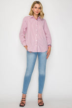 Load image into Gallery viewer, Jasmine Cotton Pinstripe Shirt