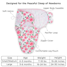 Load image into Gallery viewer, Live Life In Full Bloom Organic Baby Sleep Swaddle