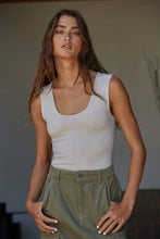 Load image into Gallery viewer, By Together - S1187N | Double Layered Seamless Top: Cream / SM
